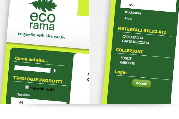 Software gestionale E-commerce Eco-Rama